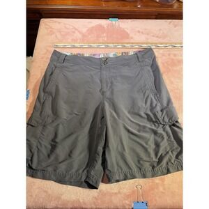 Lululemon Mens Gray Cargo Shorts Comic Strip Casual Shorts Sz 40. Hiking.